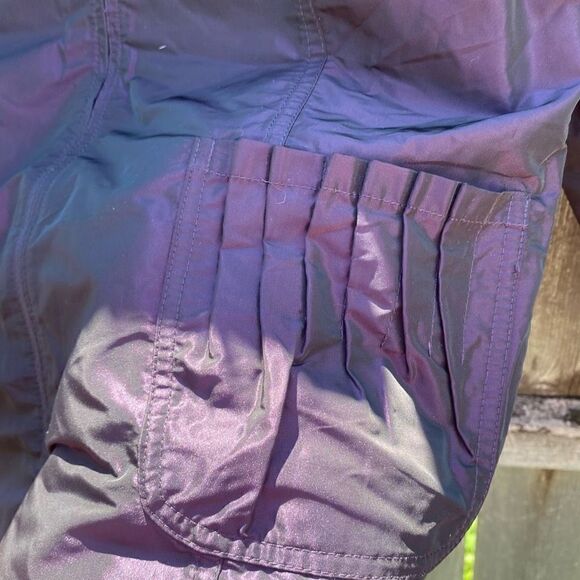Chico’s Purple Windbreaker Jacket | L 2 - Picture 3 of 4